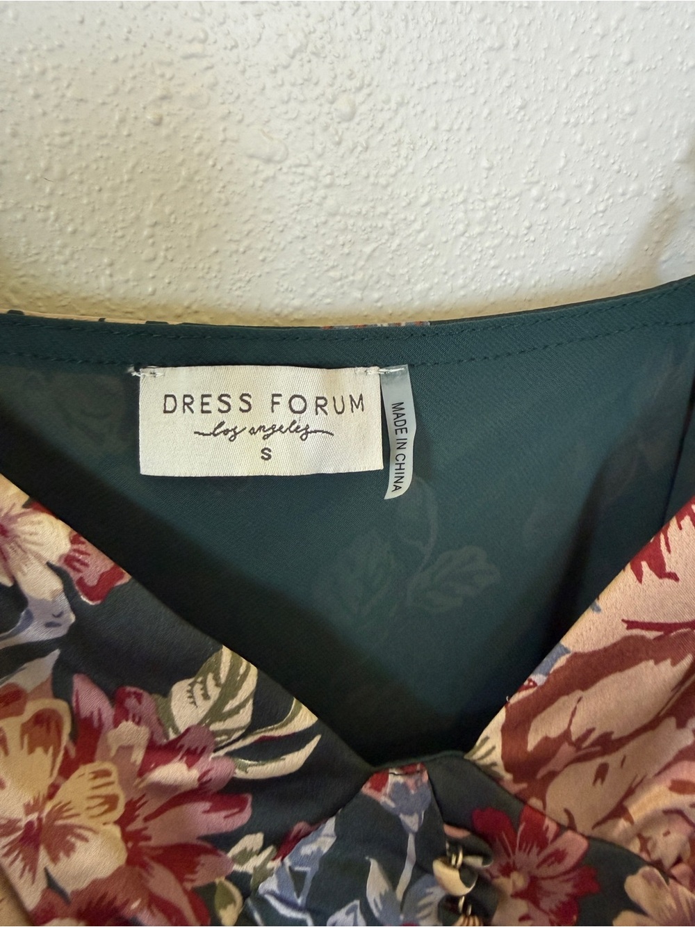 Dress Forum Green Floral Maxi Slip Dress - Picture 5 of 6
